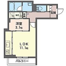 Wise　use　II 302 ｜ 群馬県前橋市表町１丁目10-5（賃貸マンション1LDK・3階・40.00㎡） その2