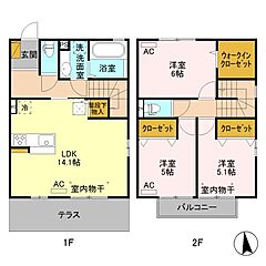物件の間取り