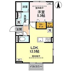 物件の間取り