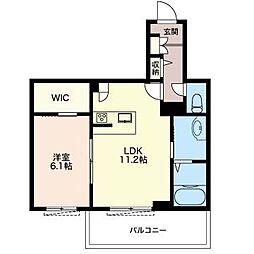 間取図画像 1LDK