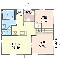 物件の間取り