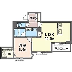間取図画像 1LDK