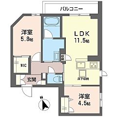 物件の間取り