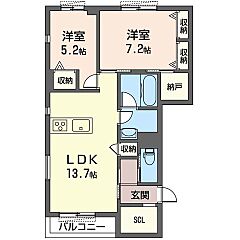 物件の間取り