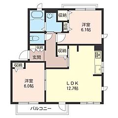 物件の間取り
