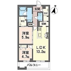 物件の間取り
