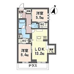 物件の間取り