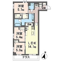 物件の間取り