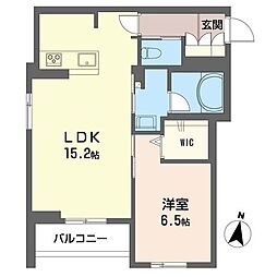 ElfGarden 1LDKの間取図画像