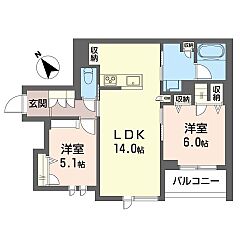 物件の間取り