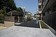 ゆったりとした余裕のうある敷地内に駐輪場を用意してます