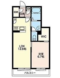 間取図画像 1LDK