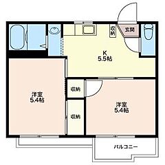 物件の間取り
