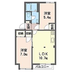 物件の間取り