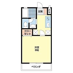 間取図画像 1K