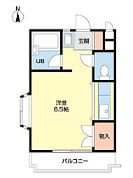 間取図画像 ワンルーム