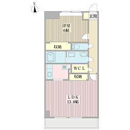 間取図画像 1LDK