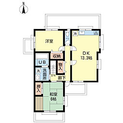 ＬＥＧＯＮＹ 3階2LDKの間取り