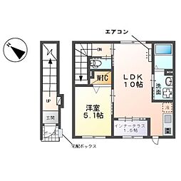 間取図画像 1LDK