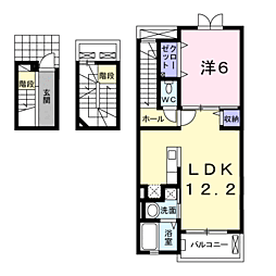 間取図画像 1LDK