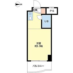 プロシード西川口 ワンルームの間取図画像