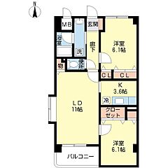 物件の間取り