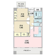 物件の間取り