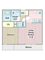 間取図画像 1LDK