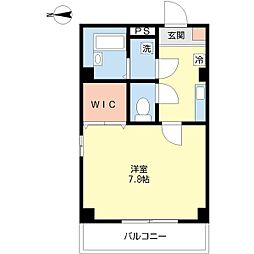フレア 1Kの間取図画像