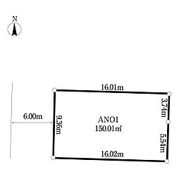物件画像 万願寺5丁目土地 1番区画