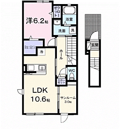 間取図画像 1LDK