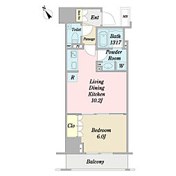 間取図画像 1LDK