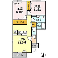物件の間取り