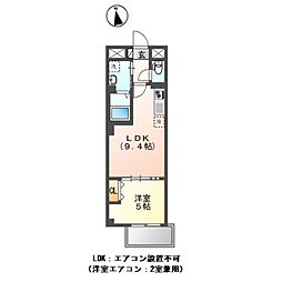 仮)高島平1丁目マンション新築工事 1LDKの間取図画像