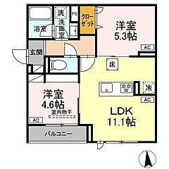 物件の間取り