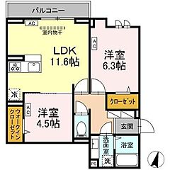 物件の間取り