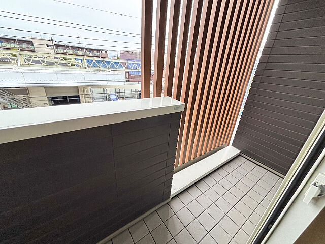 バルコニー スマｅタウン足立竹ノ塚 1階/A2