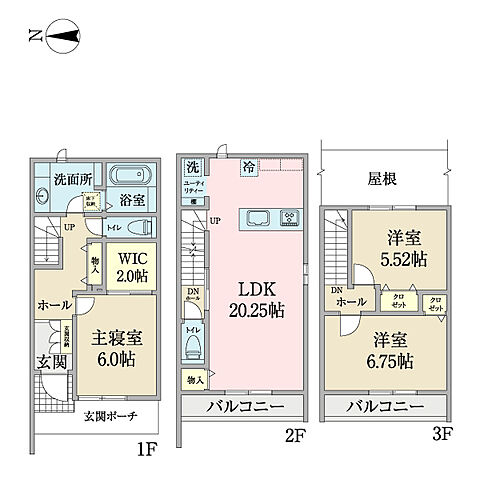 間取り スマｅタウン足立竹ノ塚 1階/E2
