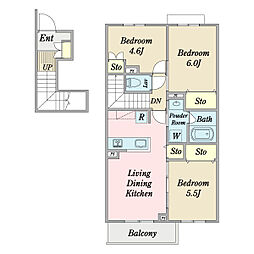 間取図画像 3LDK