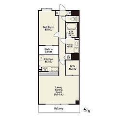 間取図画像 1SLDK