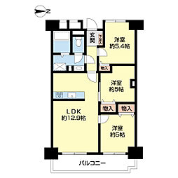 物件画像 小松川パークマンション弐号館　最上階　2SLDK