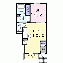 間取図画像 1LDK