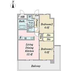 物件の間取り