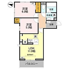 物件の間取り