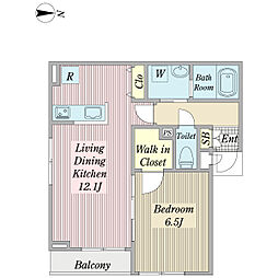 間取図画像 1LDK