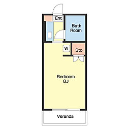 間取図画像 ワンルーム