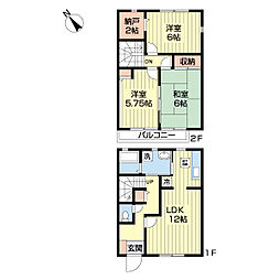 フラッツァ白山Ｂ棟 ー