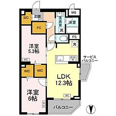 物件の間取り