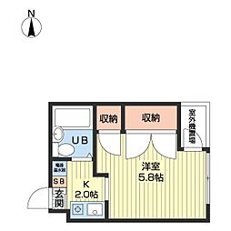 間取図画像 ワンルーム