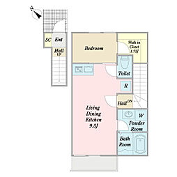 間取図画像 1LDK